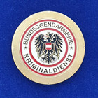 Polizeimarke Bundesgendarmerie Österreich ehemalig Kriminaldienst #1