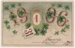 Russland. Postkarte. 31.1.1906. Farbige Chromolithographie. 1905... - Bild 1 von 2