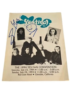 Programa de la Convención de Yestival 1994 firmado por Patrick Moraz autografiado - Imagen 1 de 5