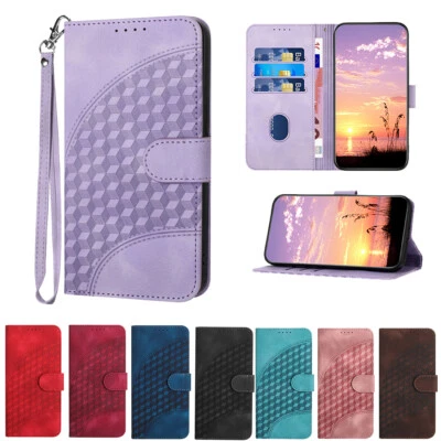 Wallet Flip Purse Book Phone Cover For Samsung M13 M23 M04 M05 M02S M10 M01S M32 - Image 1 of 4