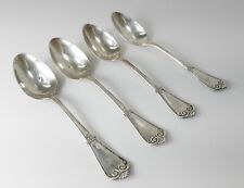 Antique Set of 4 Tiffany & Co. Sterling Silver Beekman Pattern Spoons Mono 