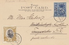 Toga : 1900: Post Card Neiafu Per Auckland