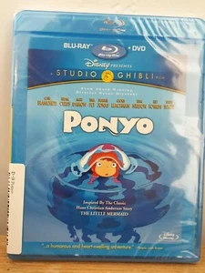 Ponyo (Blu-ray/DVD, 2010, 2-Disc Set) - Brand New - Never Opened - Picture 1 of 2