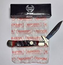 Buck Creek Pocketknife,4.25" Closed Handmade Classic Design Jigged Chestnut Bone