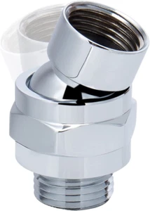 Shower Head Swivel Ball Adapter - Solid Brass Shower Connector Ball Joint Adj... - Picture 1 of 1