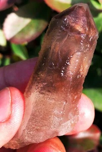 37,8g Phantom 'Red Ghost' Lemuria Quartz Lemuria Crystal Point & Pyramid ip1912 - Bild 1 von 15