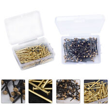  300 Pcs Iron Photo Frame Copper Head Nail Gold Wall Nails for Hanging Picture