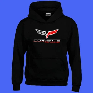 Corvette Racing Car Uomo Nero Taglia S-3XL - Foto 1 di 1