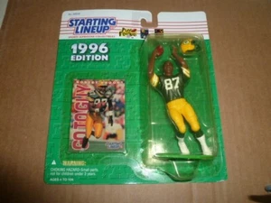 1996 Kenner Starting Lineup NFL SLU Figur Robert Brooks Green Bay Packers - Bild 1 von 2