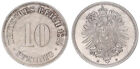 Empire 10 Pfennig 1874 D Prfr. 80768