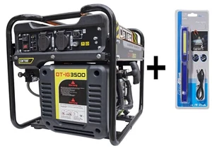 DeTec. Inverter Stromerzeuger Generator Wechselrichter 3,5KW 230V + COB Leuchte - Bild 1 von 13