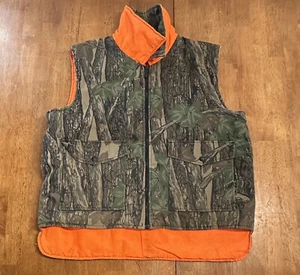 Vintage Winchester Conceal Camo Reversible Hunting Vest Jacket Large - Picture 1 of 9