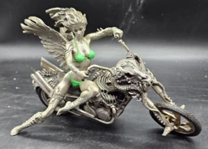 Franklin Mint Julie Bell Temptation Rides Artist Edition Metal Motorcycle Statue - Picture 1 of 12