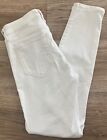 Abercrombie Fitch Women’s White jeans The Jean Legging Mid Rise Size 25/0 Short