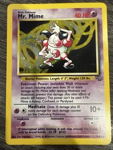 Pokemon Mr Mime Sr Mime #22/64 Spanish Jungle Set 2000 Rare MP - Picture 1 of 7