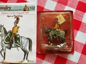 DEL PRADO NAPOLEONIC WARS CAVALRY - JAGER ZU PFERD KONIG 1809 SOLDIER paint chip - Picture 1 of 15