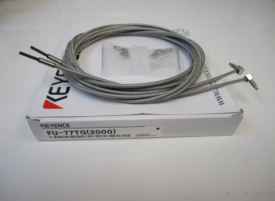 Keyence FU-77TG (2000) - 2 Meter Length - Thru-Beam Fiber Optic Sensor Pair # - Imagen 1 de 1