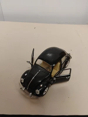 МАСШТАБ 1:24 Kinsmart VW Volkswagen Beetle жесткий верх без коробки/колеса двигаться двери открытый - Изображение 1 из 4