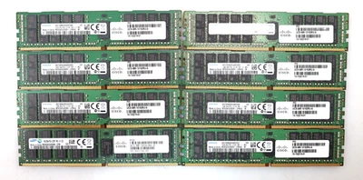 LOT 8x 16GB (128GB) Samsung M393A2G40DB0-CPB PC4-2133P DIMM Server Memory - Image 1 of 2