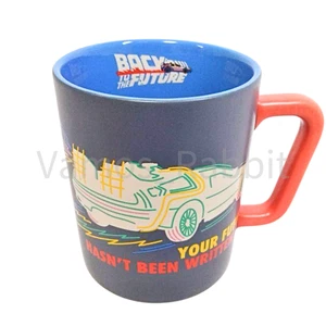 Zurück in die Zukunft Kaffeebecher DeLorean grau blau Universal Studios Japan Neu mit Etikett - Bild 1 von 3