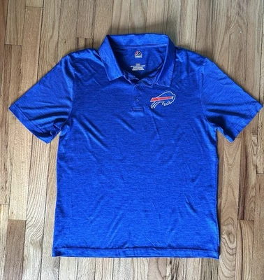 Camisa polo del equipo de la NFL Buffalo Bills talla L manga corta, ropa de golf de 3 botones Foto 1 de 3