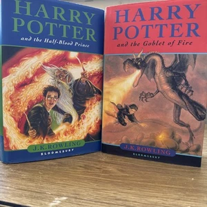 3 Rare misprint Harry Potter First Edition’s year 4, 5 & 6 rare miss prints - Bild 1 von 23