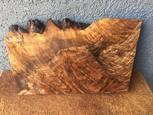 Walnut Burl Slab Billet Crafts Woodworking 1 3/4" x 10 1/4" x 15 3/4" #1002-A - Picture 1 of 9