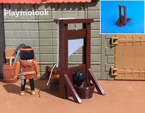 Guillotine custom GUILLOTINE FRENCH REVOLUTION REY CASTILLO PLAYMOBIL VERDUGO - Picture 1 of 9