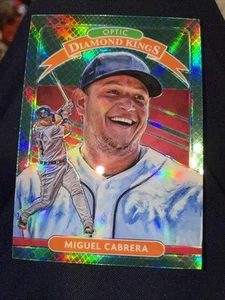 2020 Panini Donruss Optic - Diamond Kings Miguel Cabrera Green Dragon /84 - Picture 1 of 2