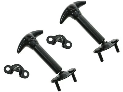 For 1961-1969 Jeep Dispatcher Hood Latch Bracket Set 93542BFYK 1962 1963 1964 - Image 1 of 2