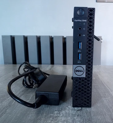 Dell Optiplex 3040 Micro PC i3 6100T 6th Gen 8GB RAM 128GB SSD WIN 11 - Image 1 of 4