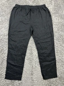Young LA Linen Tonal Logo Embroidered Pants Adult XXL 36W 30W - Picture 1 of 12