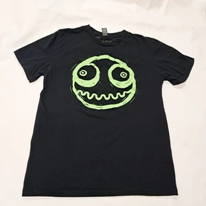 David Firth Salad Fingers schwarzes kurzärmliges T-Shirt Größe S Emo Szene  - Bild 1 von 5