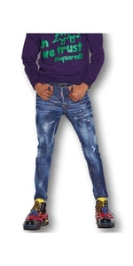 Dsquared2 Medium Autumn Leaves Wash Super Twinky Jeans Blau Herren - Bild 1 von 4