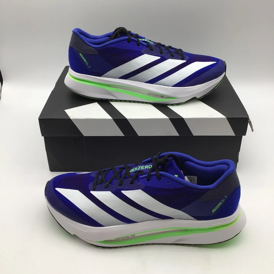 Adidas Adizero SL2 M Zapatos para Correr Azul Blanco JQ0347 Hombres Talla 10.5 Nuevos Foto 1 de 4