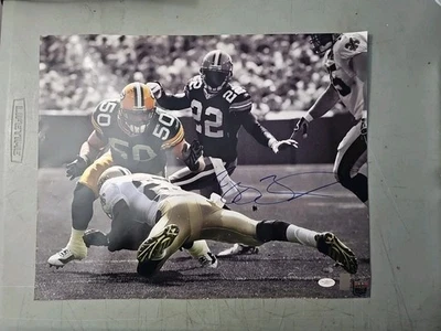 Реджи Буш Нью-Орлеан Сэйнтс Подписан/Авто 16x20 Фото COA - Изображение 1 из 4