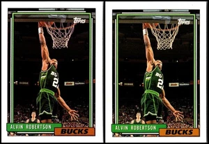 1992 Topps Alvin Robertson (2) Card Lot - EXCLUSIVE – BE AMONG THE FIRST TO O... - Picture 1 of 2