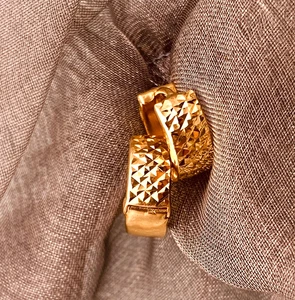 Pendientes de oro amarillo 18 quilates 750 criollos de 12,5 mm👍redondos + nobles + ESPECIALES 💕 - Imagen 1 de 3