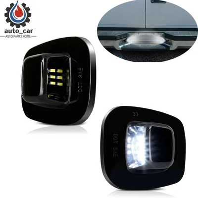 Rear LED License Plate Light Tag Lamp Assembly For Chevy GMC K1500 K2500 K3500 Foto 1 de 4