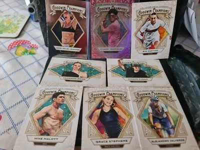 8 Random UPPER DECK GOODWIN CHAMPIONS cards including baseball star RODRIGUEZ - Image 1 of 4