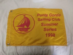 Punta Gora Sailing Club Burgee Flag Sailing Banner - Picture 1 of 3