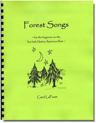 Cancionero para la flauta nativa americana de 5 agujeros - Libro de canciones del bosque Foto 1 de 4