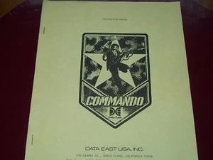 Commando Original Operations Manual by Data East - Picture 1 of 1