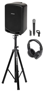 Samson Expedition Escape+ Active DJ PA Speaker Bluetooth+Wireless Mic+Headphones - Picture 1 of 12
