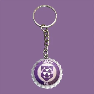 HANDMADE Call of Duty Zombies PhD Flopper Bottlecap Keychain