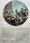 Henri IV Riduzione Parigi Ritratto Incisione Blin Sergente Roger 1786