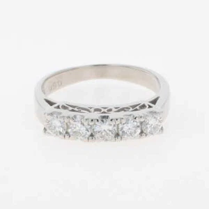 melee diamond design ring Platinum ring Ring Pt900 diamond Women - Picture 1 of 8
