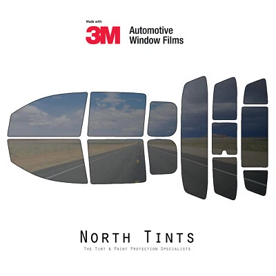 Película de vidrio tinte ventana precortada estable color 3M para Nissan Titan 2004-2014 Foto 1 de 4