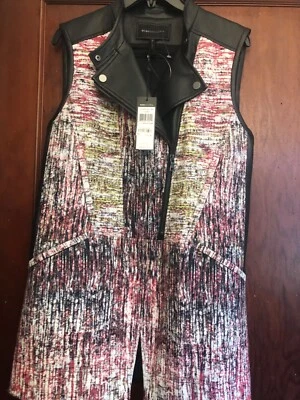 BCBG MaxAzria Julien Moto Vest NWT $448 Sz Small- Gorgeous!! - Image 1 of 4