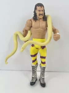Jake The Snake Roberts with Snake 2011 Action Figure Mattel WWE Wrestling 7 inch - Picture 1 of 5